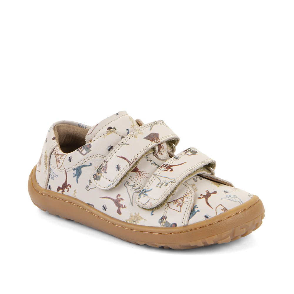 Froddo Barefoot Baze — Beige dinosaurs